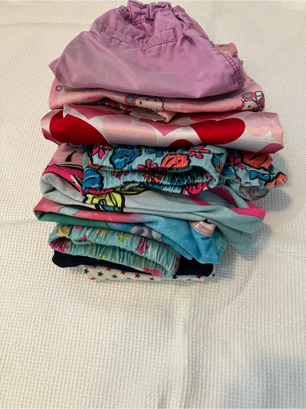 Girls Size 6/6X Clothing Bundle Disney Hello Kitty OshKosh Faded Glory JVApparel
